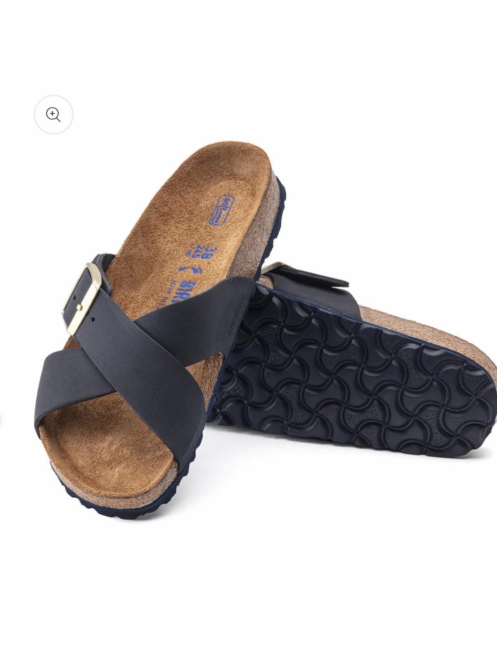 Birkenstock Siena Soft Footbed Nubuck Leather Sandals Women’s Size 7 BARELY WORN